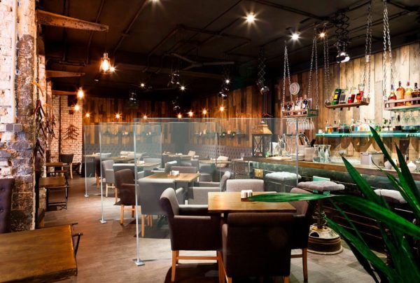 mamparas restaurantes