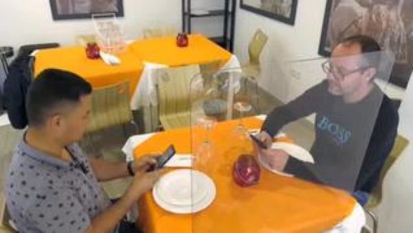 mamparas restaurantes
