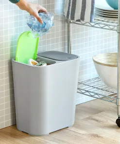 cubo de basura de reciclaje